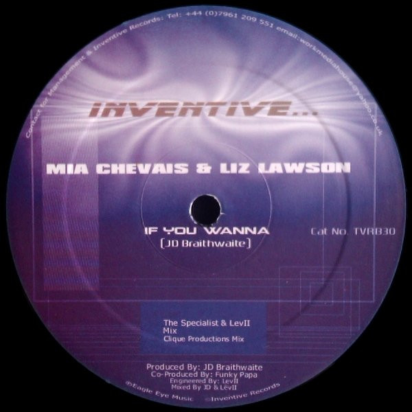 Mia Chevais & Liz Lawson - If You Wanna | Inventive Records (TVRB30) - main Mia Chevais & Liz Lawson - If You Wanna | Inventive Records (TVRB30) - main