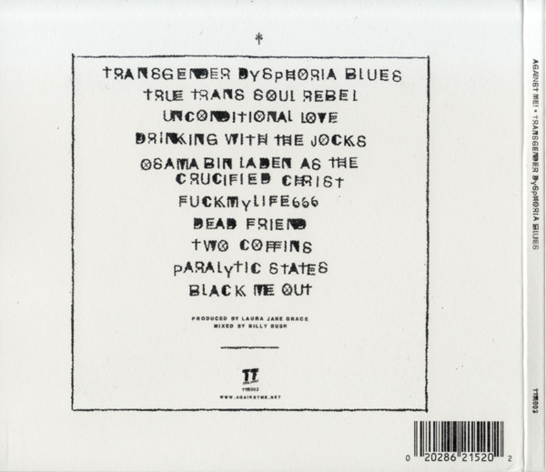 Against Me! - Transgender Dysphoria Blues [CD] | Total Treble (TTM003) - 2