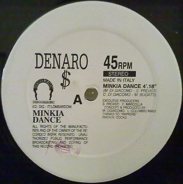 Denaro - Minkia Dance | Discomagic Records (DGM 13016) - main