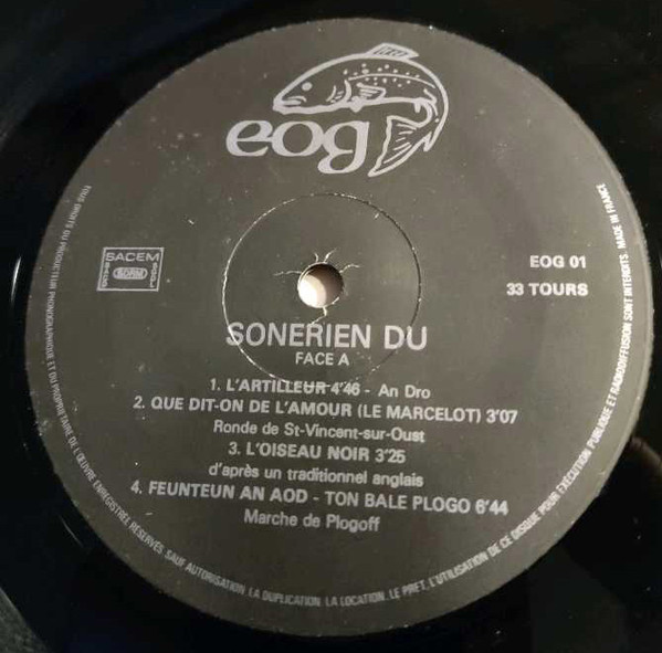 Sonerien Du - Feunteun An Aod | Disque EOG (EOG-01) - 3