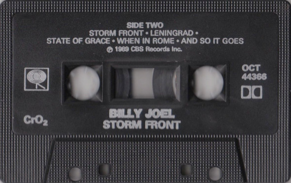 Billy Joel - Storm Front | Columbia (OCT 44366) - 4 Billy Joel - Storm Front | Columbia (OCT 44366) - 4
