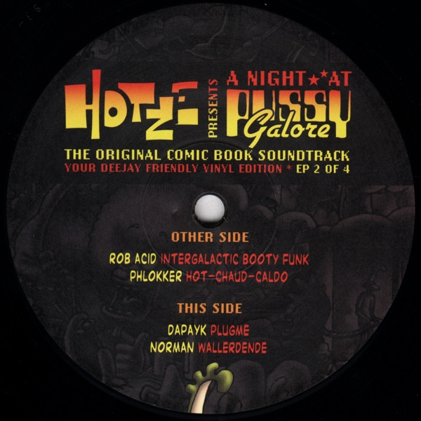 Various - Hotze Presents A Night At Pussy Galore: The Original Comic Book Soundtrack EP 2 Of 4 | Hörspielmusik (HSM 48-6) - 4 Various - Hotze Presents A Night At Pussy Galore: The Original Comic Book Soundtrack EP 2 Of 4 | Hörspielmusik (HSM 48-6) - 4