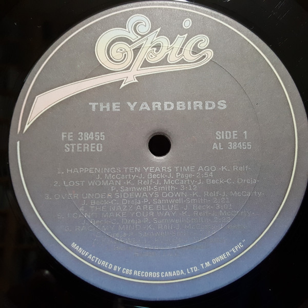The Yardbirds - The Yardbirds [Vinyl] | Epic (FE 38455) - 3
