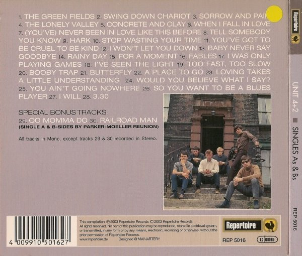 Unit Four Plus Two - Singles As & Bs CD DIGI PAK | Repertoire Records (REP 5016) - 2 Unit Four Plus Two - Singles As & Bs CD DIGI PAK | Repertoire Records (REP 5016) - 2