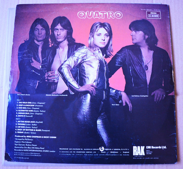 Suzi Quatro - Quatro | RAK (8E 062-95848) - 2