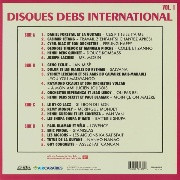 Various - Disques Debs International Volume 1 (An Island Story: Biguine, Afro Latin & Musique Antillaise 1960-1972) | Strut (STRUT187LP) - 2