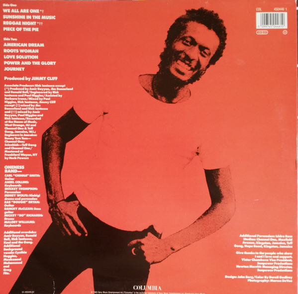 Jimmy Cliff - The Power And The Glory | Columbia (COL 450446 1) - 2