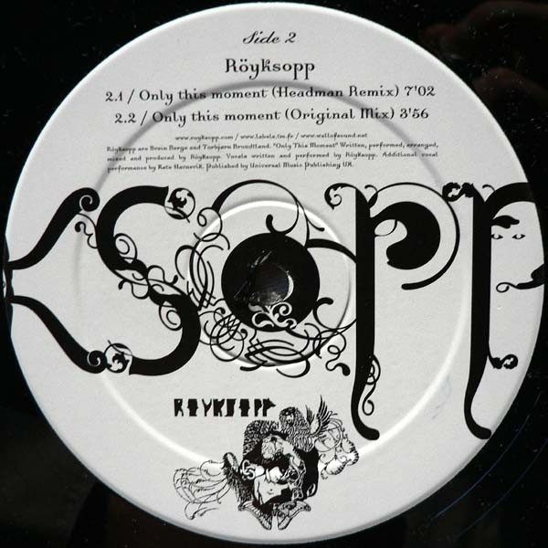 Röyksopp - Only This Moment | Labels (5880 6 87279 4 6) - 2