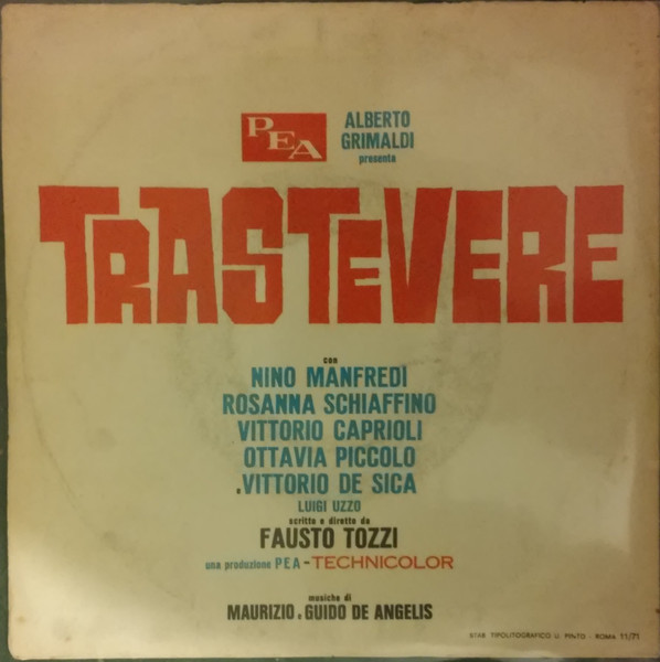 Nino Manfredi - Trastevere | It (ZT 7024) - 2