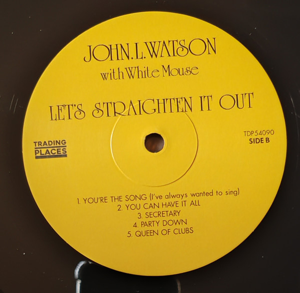 John L. Watson With White Mouse - Let's Straighten It Out | Trading Places (TDP 54090) - 4 John L. Watson With White Mouse - Let's Straighten It Out | Trading Places (TDP 54090) - 4
