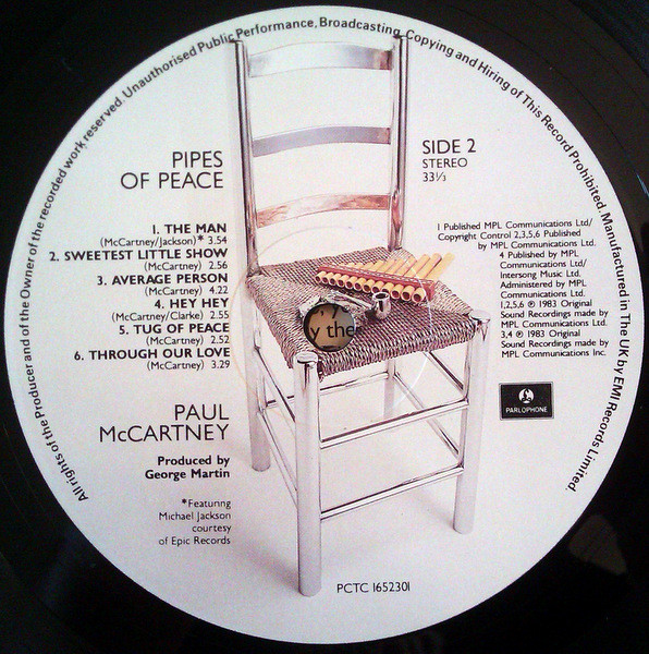 Paul McCartney - Pipes Of Peace | Parlophone (PCTC 1652301) - 4 Paul McCartney - Pipes Of Peace | Parlophone (PCTC 1652301) - 4