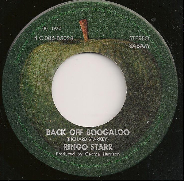 Ringo Starr - Back Off Boogaloo | Apple Records (C 006-05028) - 3