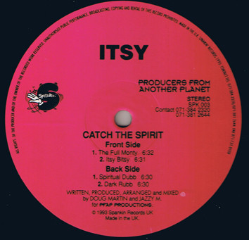 Itsy Foster - Catch The Spirit | Spankin (SPK003) - main Itsy Foster - Catch The Spirit | Spankin (SPK003) - main