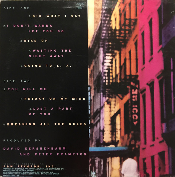Peter Frampton - Breaking All The Rules | A&M Records (SP-3722) - 2 Peter Frampton - Breaking All The Rules | A&M Records (SP-3722) - 2