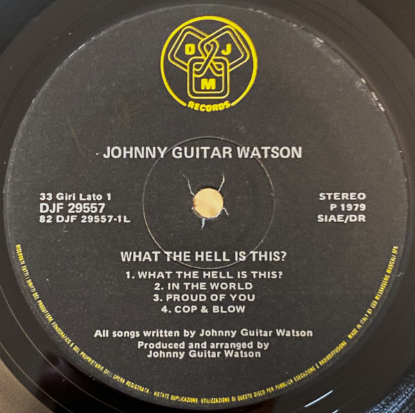 Johnny Guitar Watson - What The Hell Is This? | DJM Records (DJF 29557) - 3 Johnny Guitar Watson - What The Hell Is This? | DJM Records (DJF 29557) - 3