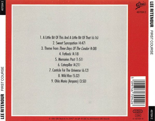 Lee Ritenour - First Course | Epic (467094 2) - 2