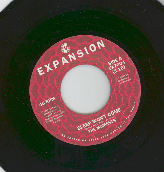 The Moments - Sleep Won't Come / It Don't Rain In My Backyard | Expansion (EX7004) - main The Moments - Sleep Won't Come / It Don't Rain In My Backyard | Expansion (EX7004) - main