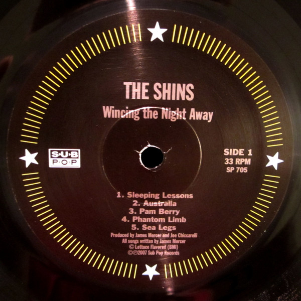 The Shins - Wincing The Night Away | Sub Pop (SP 705) - 2 The Shins - Wincing The Night Away | Sub Pop (SP 705) - 2