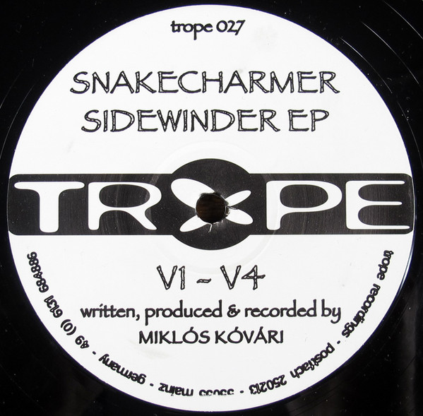 Snakecharmer - Sidewinder EP | Trope Recordings (trope 027)