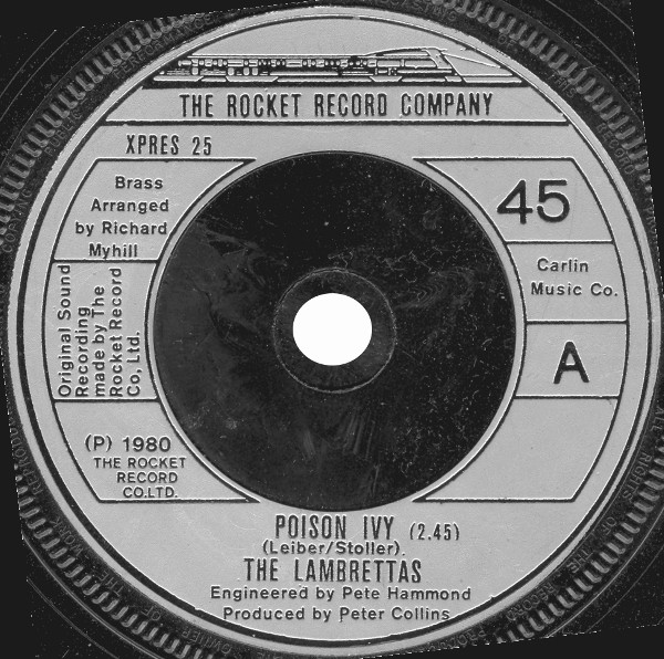 The Lambrettas - Poison Ivy | The Rocket Record Company (XPRES 25) - main The Lambrettas - Poison Ivy | The Rocket Record Company (XPRES 25) - main