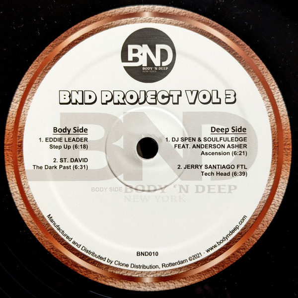 Various - BND Project Vol 3 | Body 'N Deep (BND010)