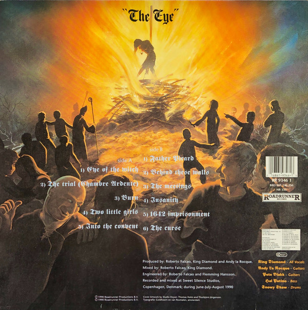 King Diamond - The Eye | Roadrunner Records (RR 9346 1) - 2