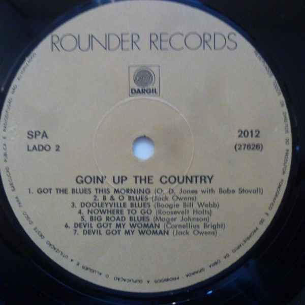 Various - Goin' Up The Country Recorded In Louisiana & Mississippi By David Evans | Rounder Records (2012) - 2