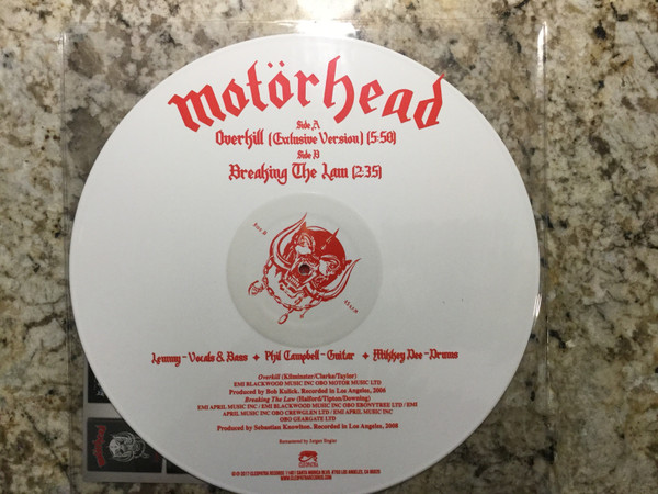 Motörhead - Overkill / Breaking The Law (12" - Limited Edition - White Vinyl) [Vinyl] | Cleopatra (none) - 2