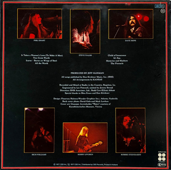 Kansas - Masque | Kirshner (KIR 81180) - 2 Kansas - Masque | Kirshner (KIR 81180) - 2
