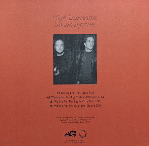 High Lonesome Sound System - Waiting For The Lights | Sound Metaphors Records (SMR012) - 2