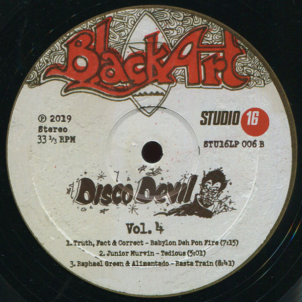 Lee Perry - Disco Devil Vol. 4 (6 More Classic Discomixes From The Black Ark Studio 1977-9) | Studio 16 (STU16LP 006) - 3 Lee Perry - Disco Devil Vol. 4 (6 More Classic Discomixes From The Black Ark Studio 1977-9) | Studio 16 (STU16LP 006) - 3