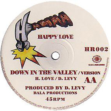 Barrington Spence / Happy Love - Step In Jah Jah / Down In The Valley | Hamma (HR 002) - 3