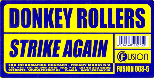 Donkey Rollers - Strike Again | Fusion Records (FUSION 003-5) - 2