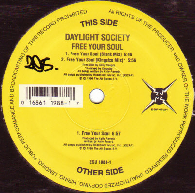 Daylight Society - Free Your Soul | ESP-SUN Records (ESU 1988-1)