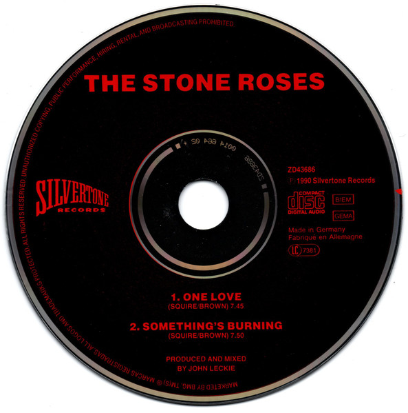 The Stone Roses - One Love | Silvertone Records (ZD 43686) - 4