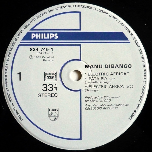 Manu Dibango - Electric Africa | Philips (824 745-1) - 3