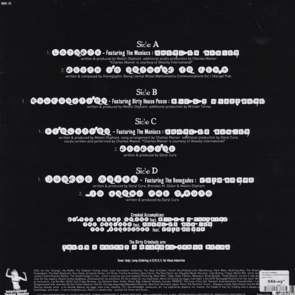 The Dirty Criminals - Organized Confuzion | International Deejay Gigolo Records (GIGOLO 125) - 2