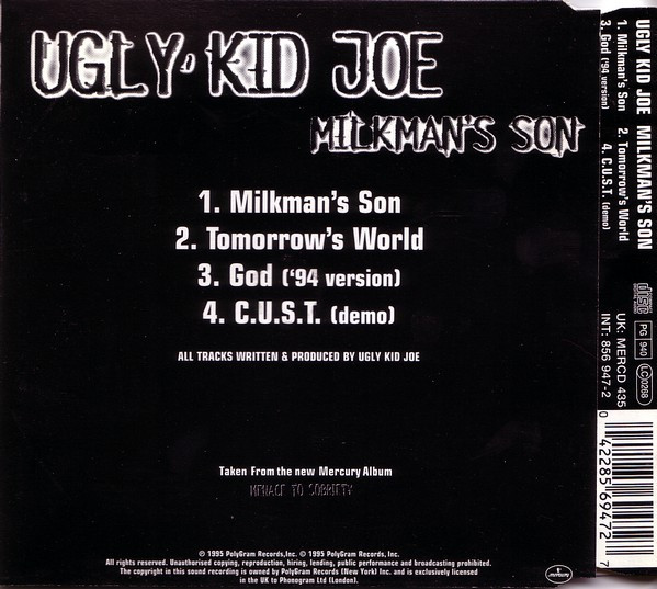 Ugly Kid Joe - Milkman's Son | Mercury (856 947-2) - 2