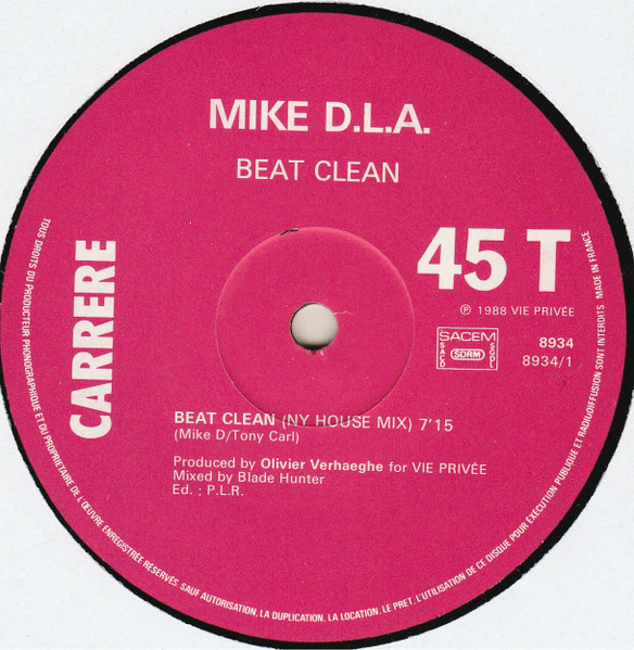 Mike D.L.A. - Beat Clean | Carrere (8.934) - 2 Mike D.L.A. - Beat Clean | Carrere (8.934) - 2