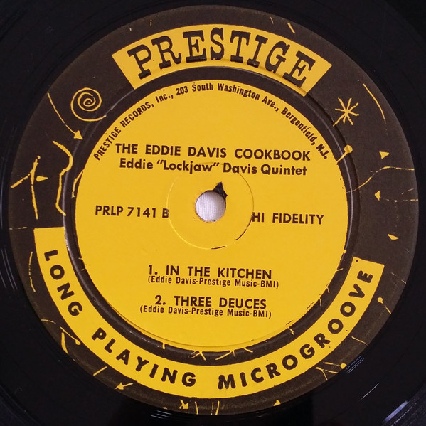 Eddie "Lockjaw" Davis With Shirley Scott And Jerome Richardson - The Eddie "Lockjaw" Davis Cookbook | Prestige (PRLP 7141) - 4 Eddie "Lockjaw" Davis With Shirley Scott And Jerome Richardson - The Eddie "Lockjaw" Davis Cookbook | Prestige (PRLP 7141) - 4