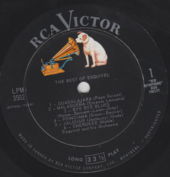 Esquivel And His Orchestra - The Best Of Esquivel | RCA Victor (LPM-3502) - 2