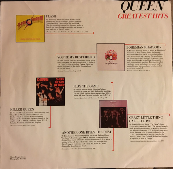 Queen - Greatest Hits | Elektra (5E-564) - 3
