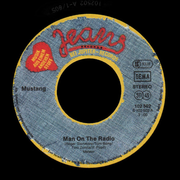 Mustang - Man On The Radio | Jupiter Records (102 502) - 4