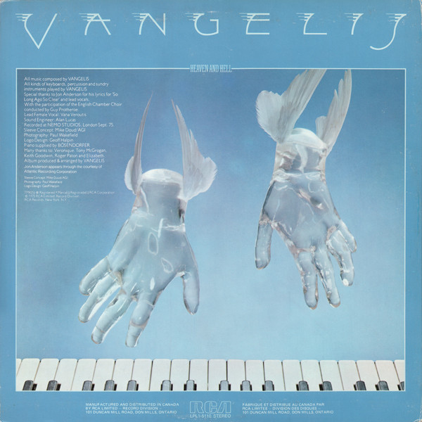 Vangelis - Heaven And Hell | RCA Victor (LPL1-5110) - 2