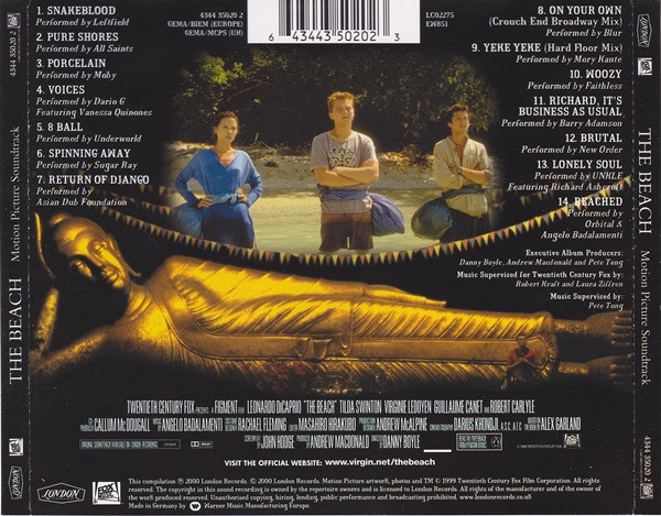 Various - The Beach (Motion Picture Soundtrack) | London Records (4344 35020 2) - 2