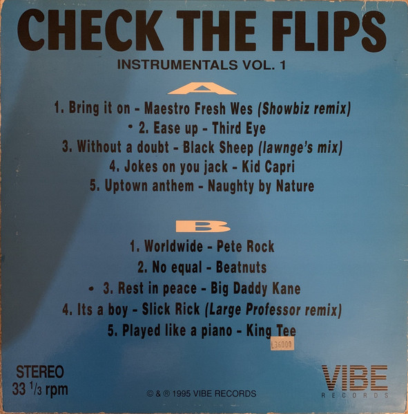 Various - Check The Flips - Instrumentals Vol. 1 | Vibe Records (HHI-001) - 2 Various - Check The Flips - Instrumentals Vol. 1 | Vibe Records (HHI-001) - 2
