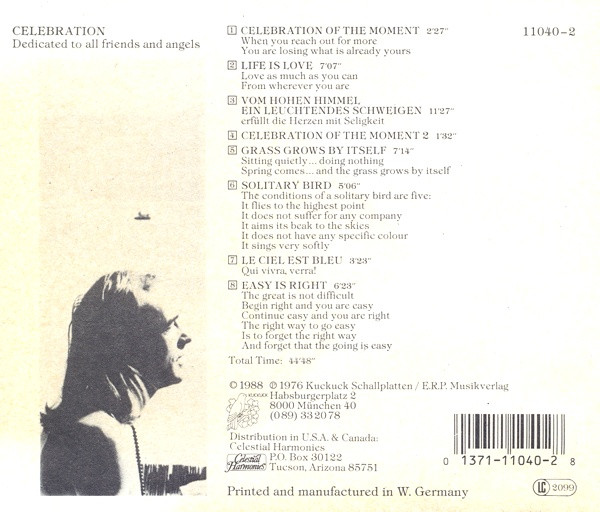 Deuter - Celebration | Kuckuck (11040-2) - 2