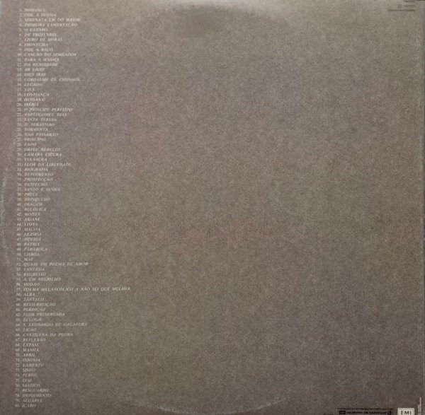 Miguel Torga - 80 Poemas | EMI (7488041) - 2 Miguel Torga - 80 Poemas | EMI (7488041) - 2