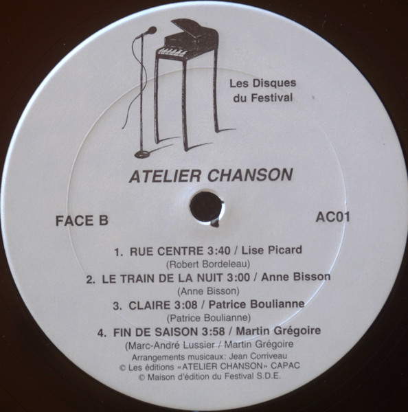 Various - Festival De La Chanson Granby | Atelier Chanson (AC01) - 4 Various - Festival De La Chanson Granby | Atelier Chanson (AC01) - 4