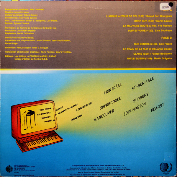 Various - Festival De La Chanson Granby | Atelier Chanson (AC01) - 2 Various - Festival De La Chanson Granby | Atelier Chanson (AC01) - 2